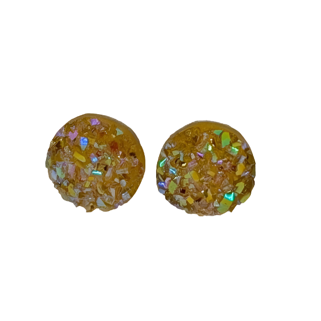 Small Faux Druzy Studs - Charlie's Choice