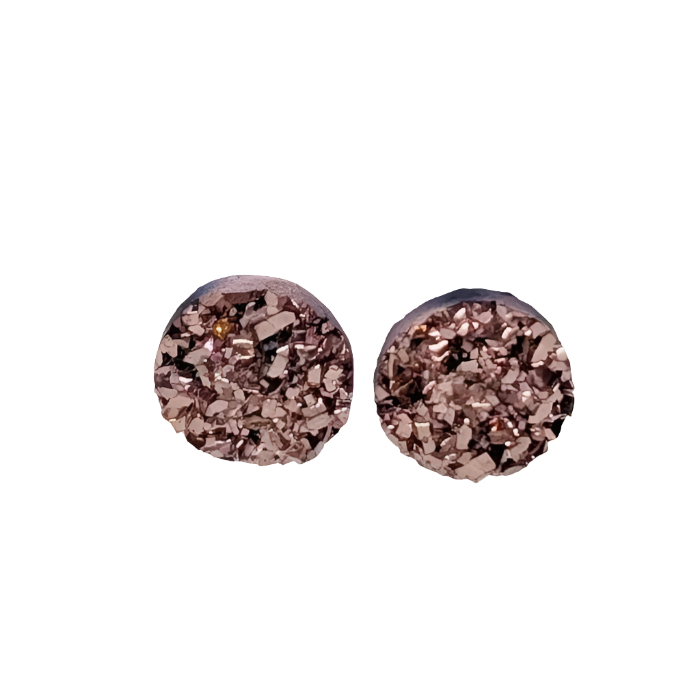 Small Faux Druzy Studs - Charlie's Choice