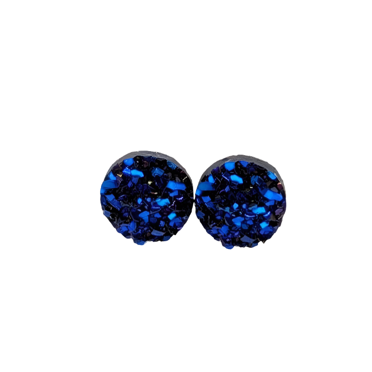 Small Faux Druzy Studs - Charlie's Choice