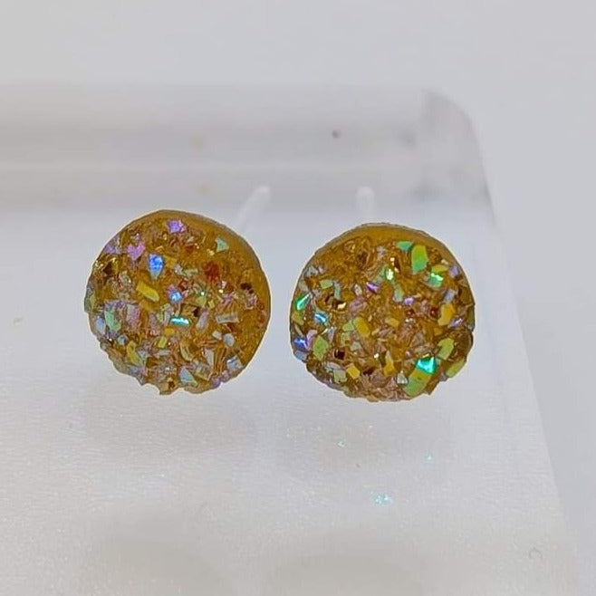 Small Faux Druzy Studs - Charlie's Choice