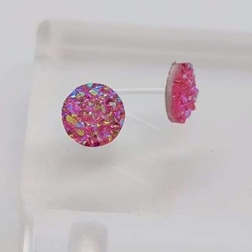 Small Faux Druzy Studs - Charlie's Choice