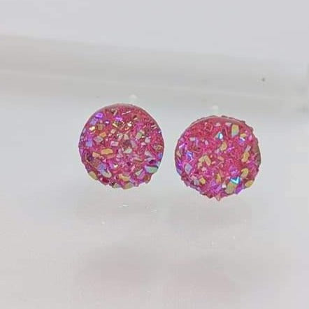 Small Faux Druzy Studs - Charlie's Choice