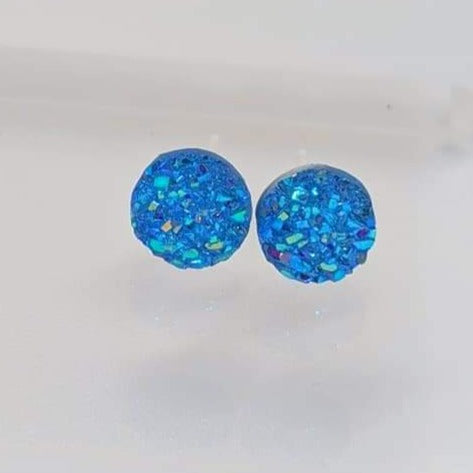 Small Faux Druzy Studs - Charlie's Choice