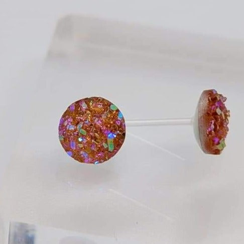 Small Faux Druzy Studs - Charlie's Choice