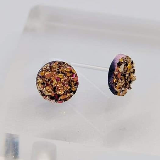 Small Faux Druzy Studs - Charlie's Choice