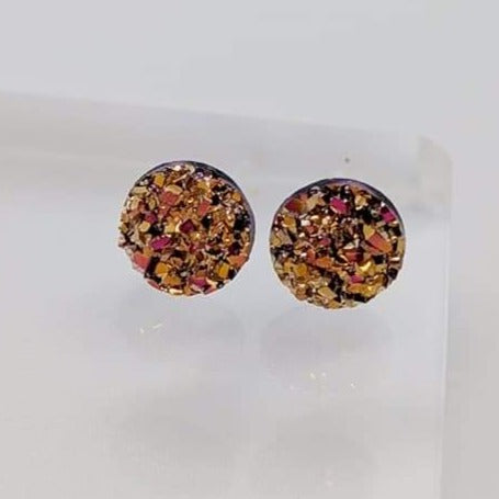 Small Faux Druzy Studs - Charlie's Choice