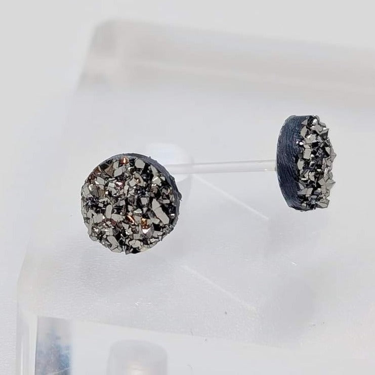 Small Faux Druzy Studs - Charlie's Choice