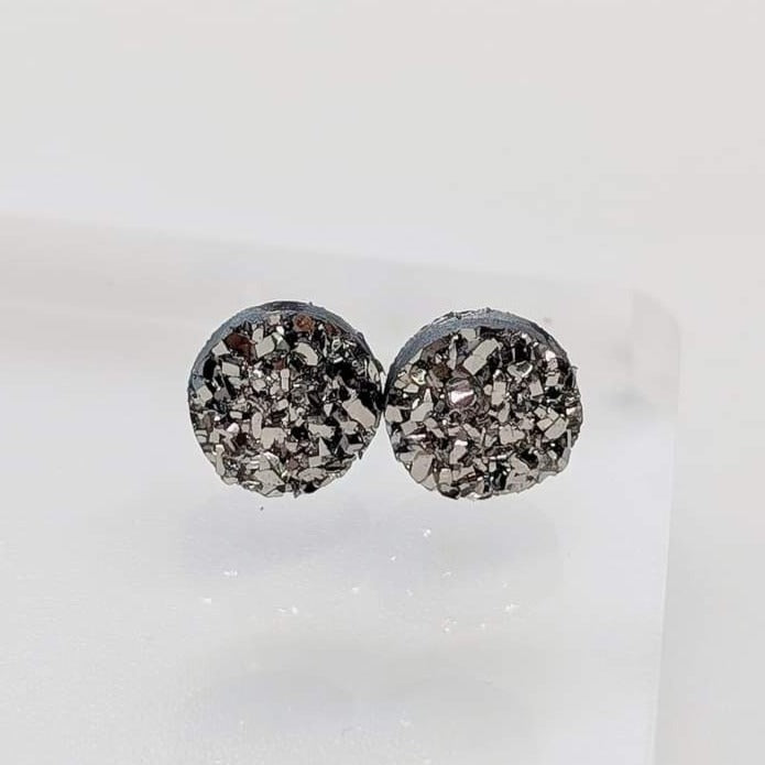 Small Faux Druzy Studs - Charlie's Choice