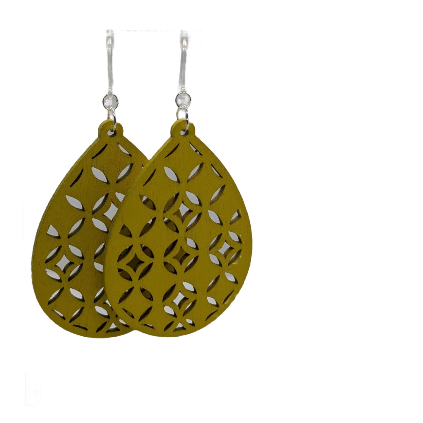 Wooden Teardrop Dangles (XL) - Charlie's Choice