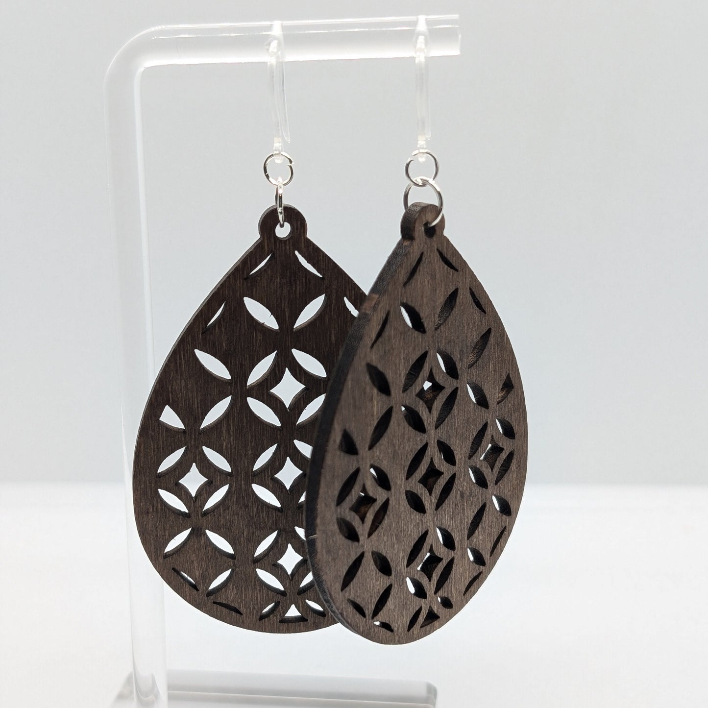 Wooden Teardrop Dangles (XL) - Charlie's Choice