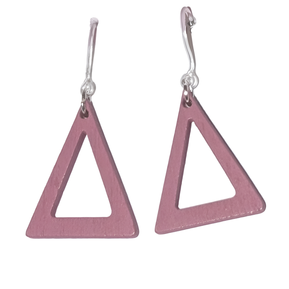 Wooden Triangle Dangles - Charlie's Choice