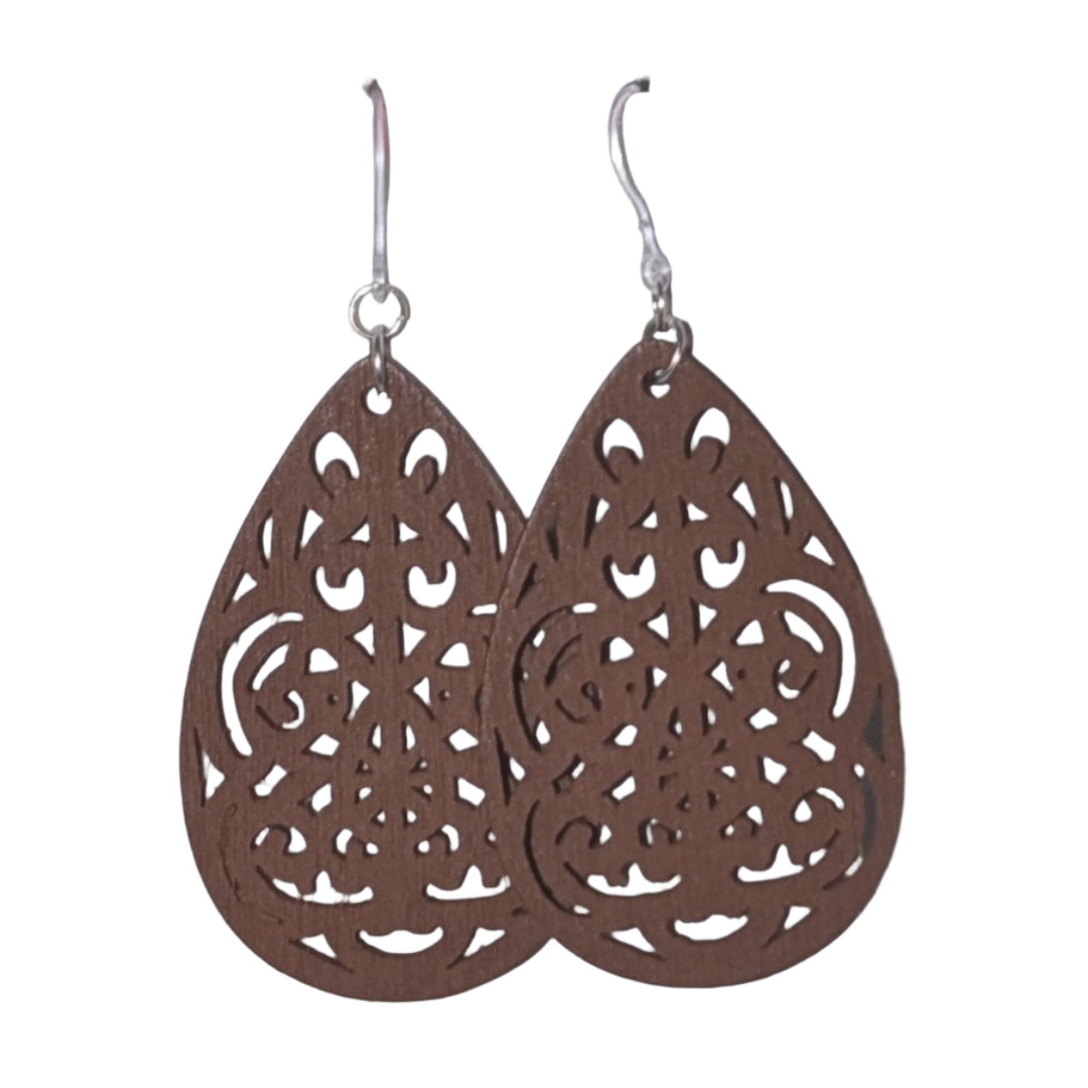 Wooden Teardrop Dangles - Charlie's Choice