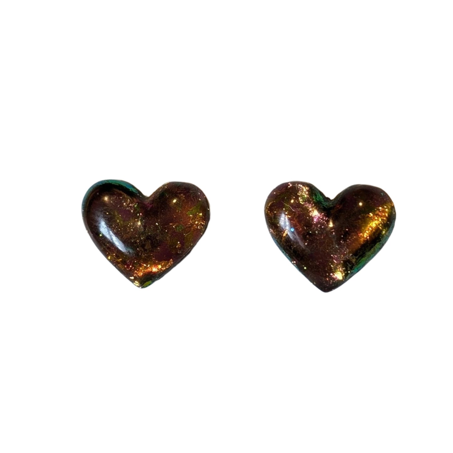 Colour Changing Heart Studs