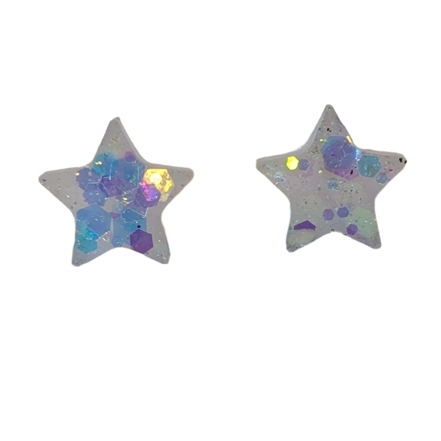 Star Confetti Studs