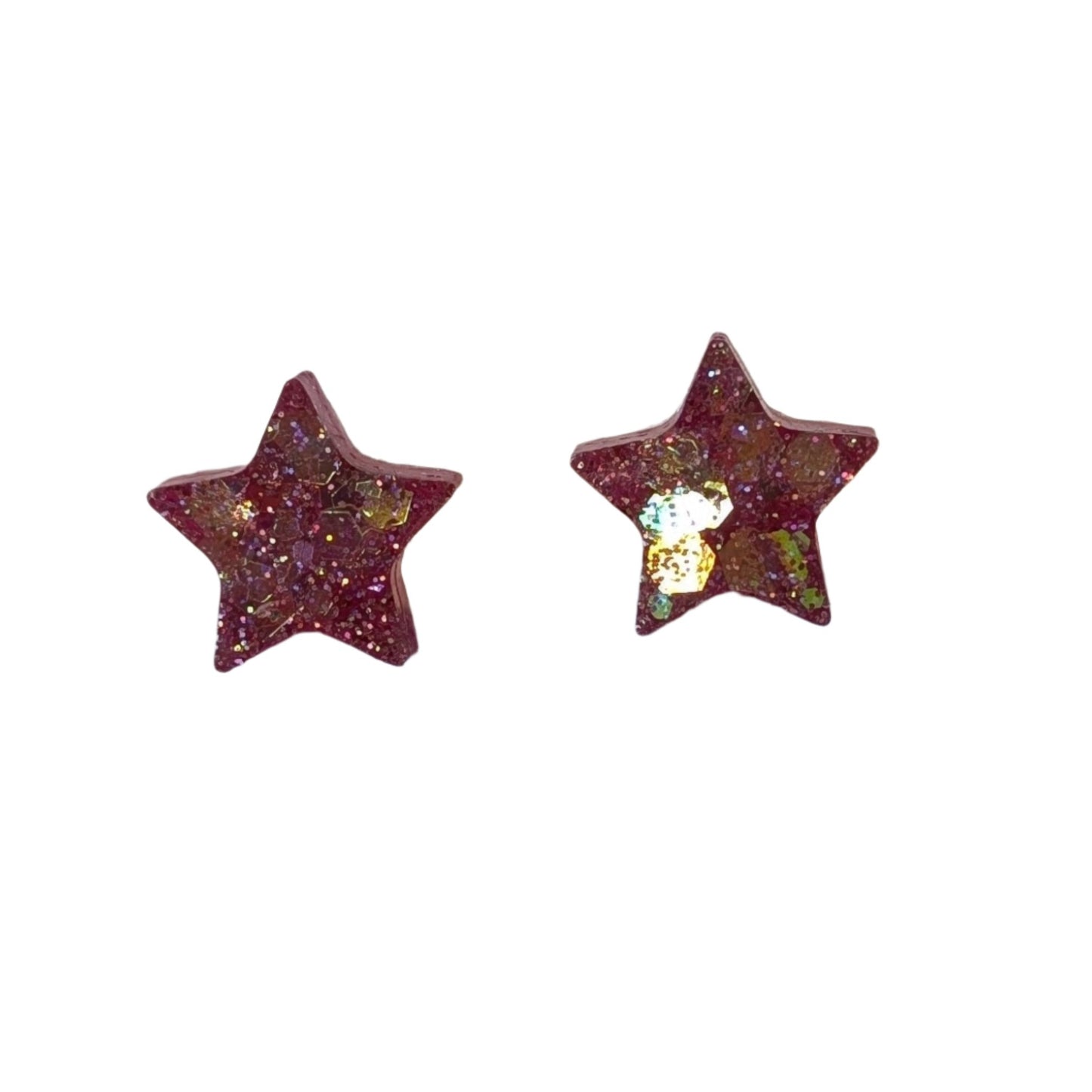 Star Confetti Studs