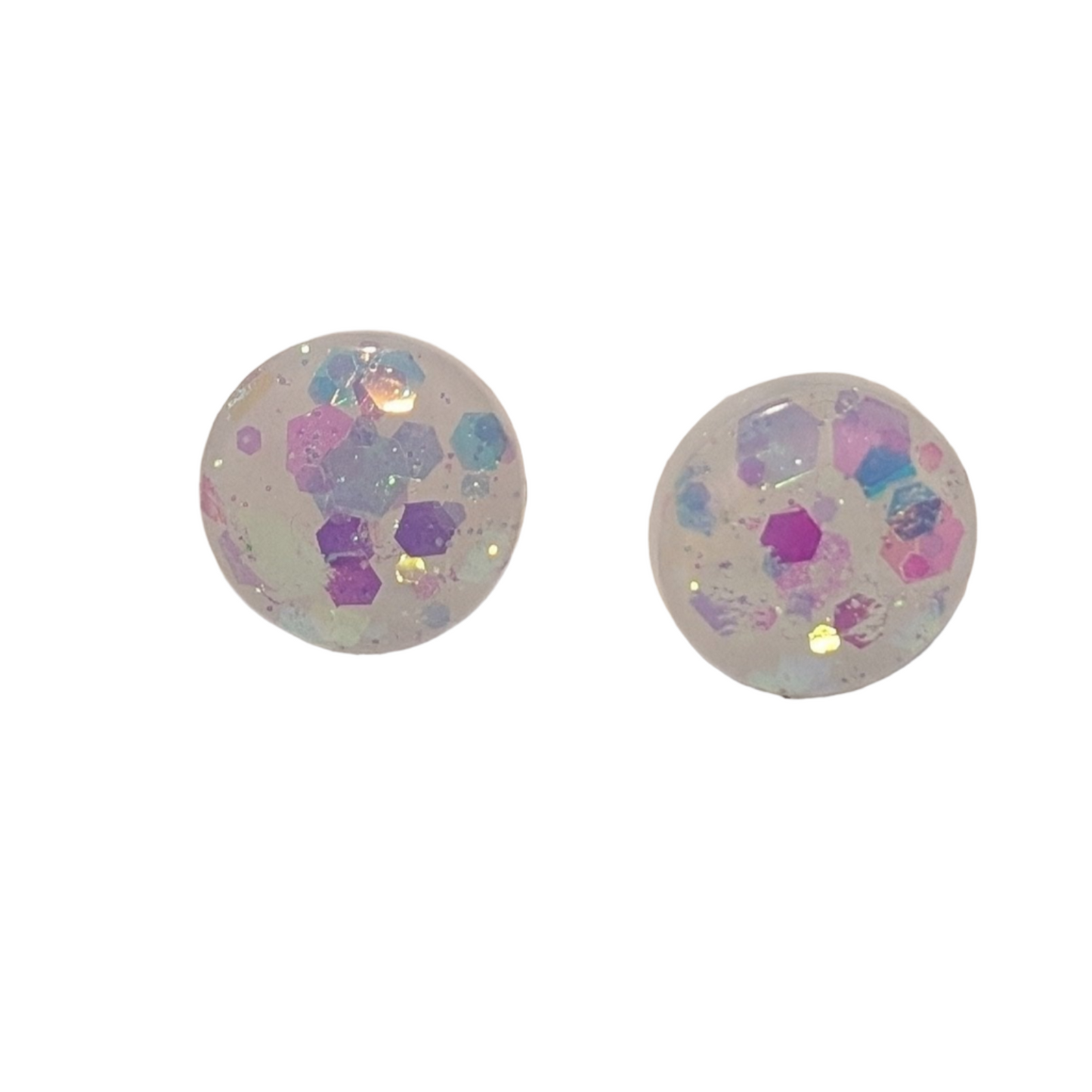 Round Confetti Studs