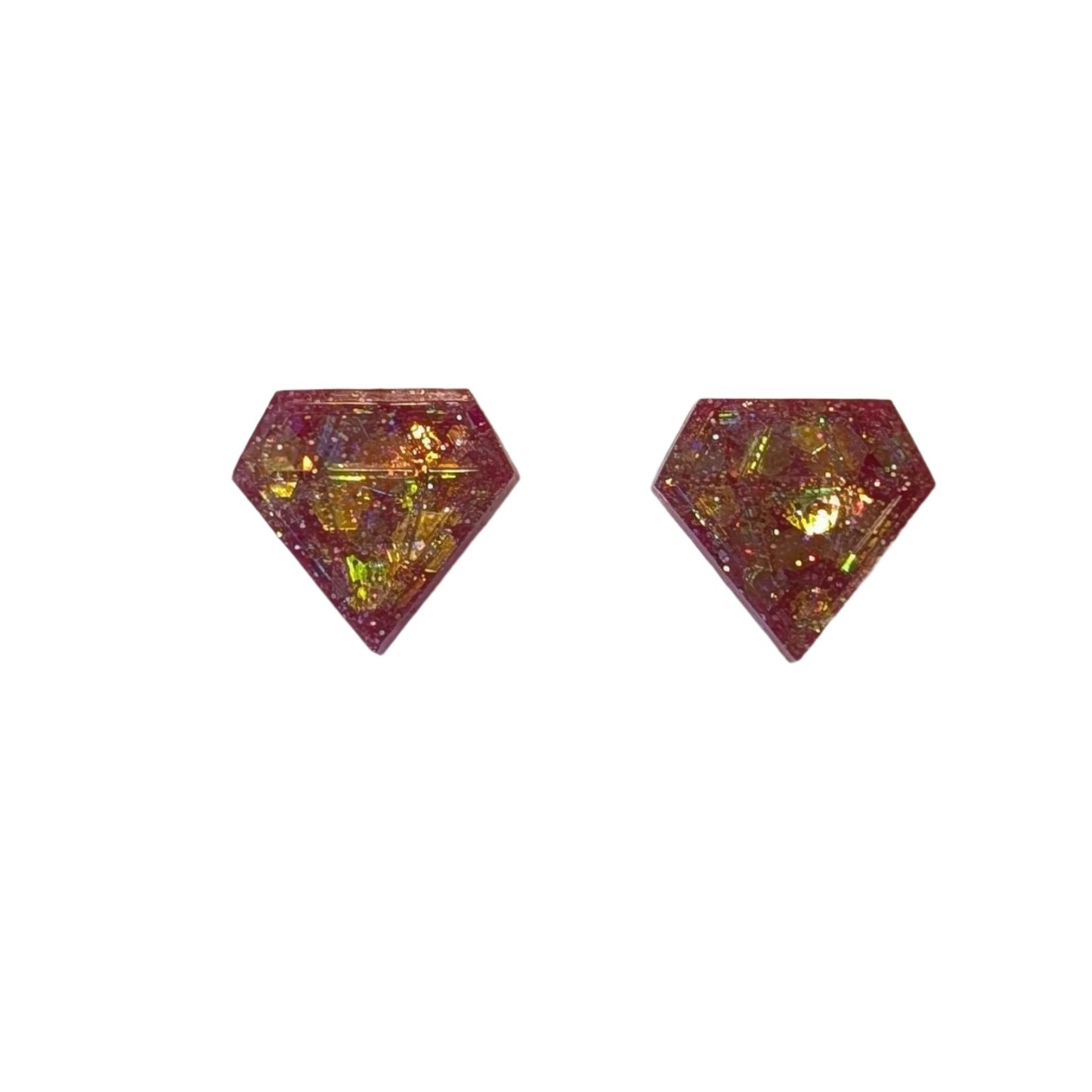 Diamond Confetti Studs