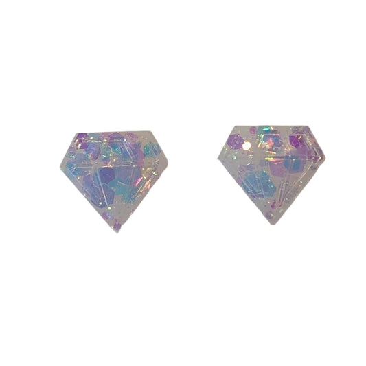 Diamond Confetti Studs