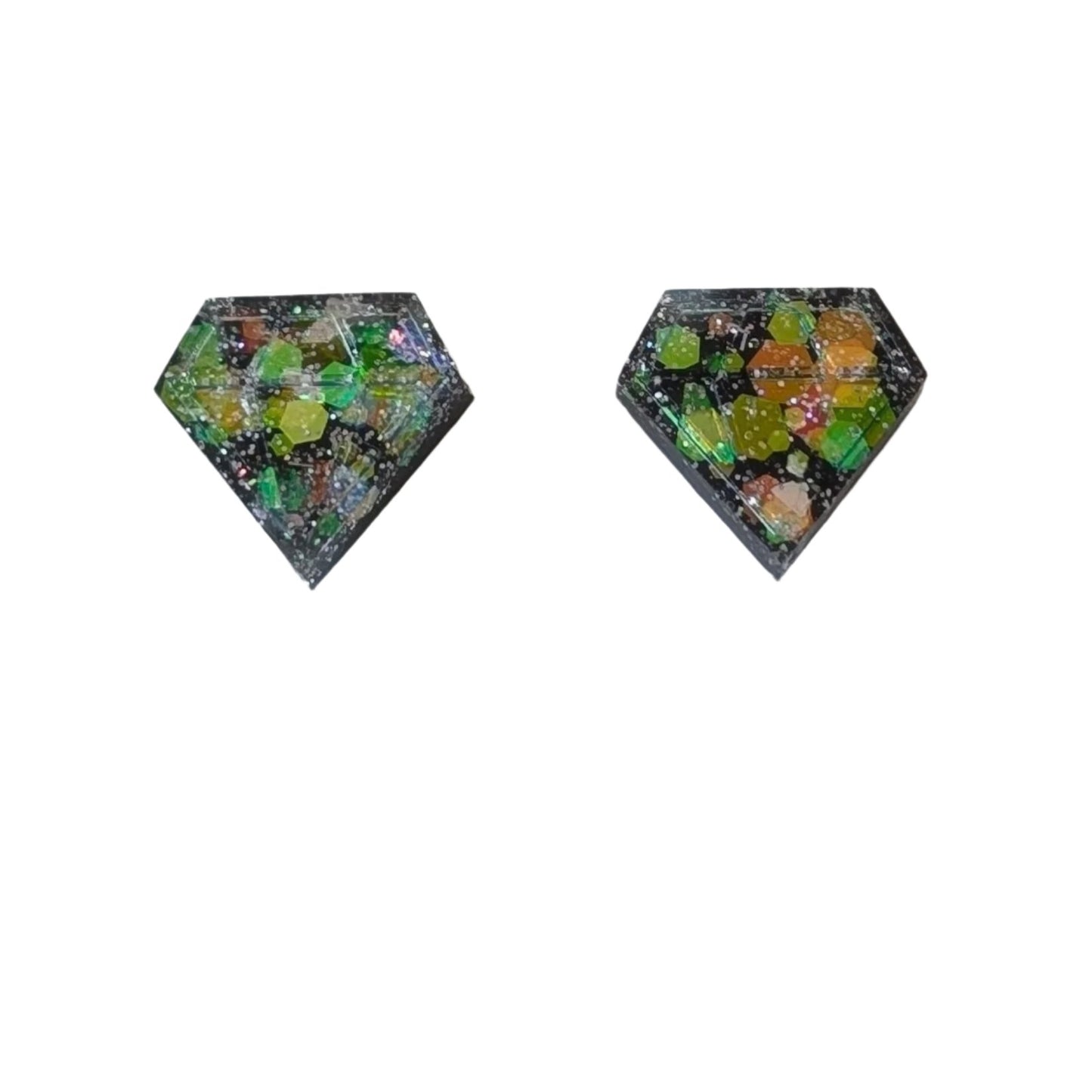 Diamond Confetti Studs