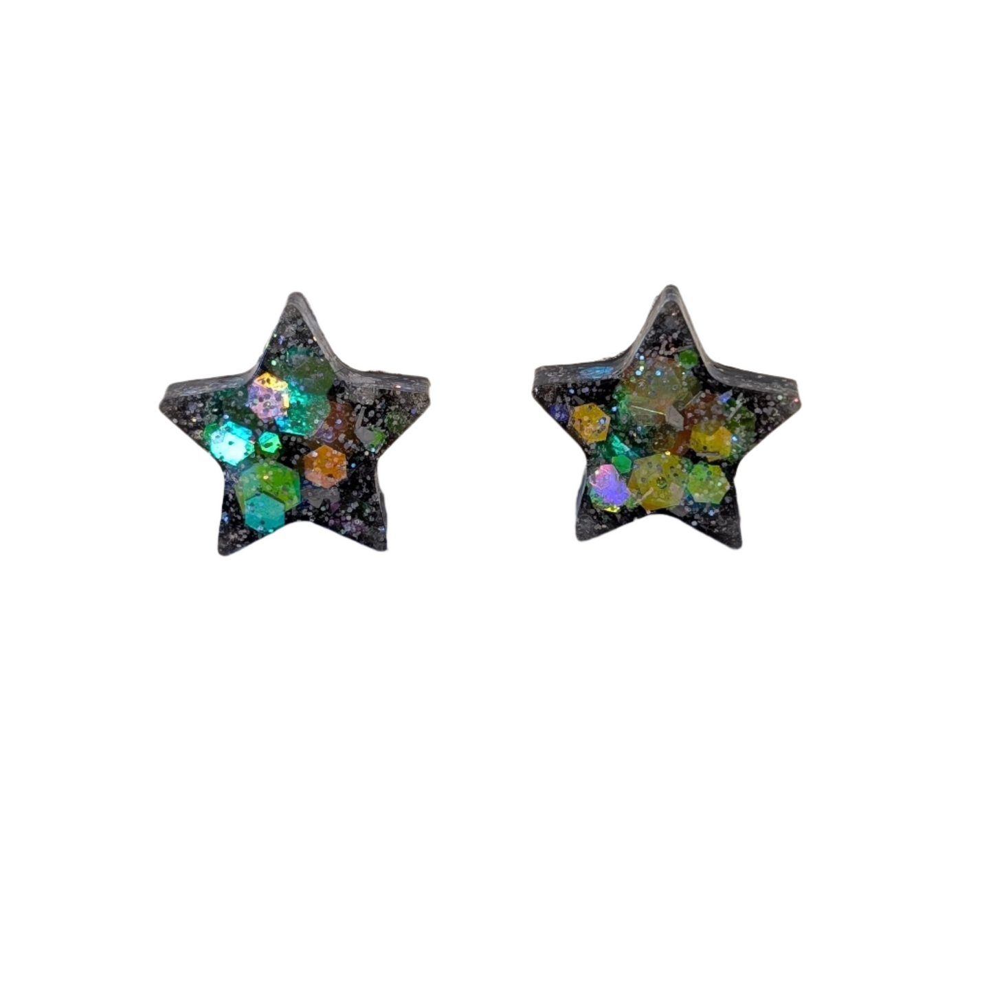 Star Confetti Studs