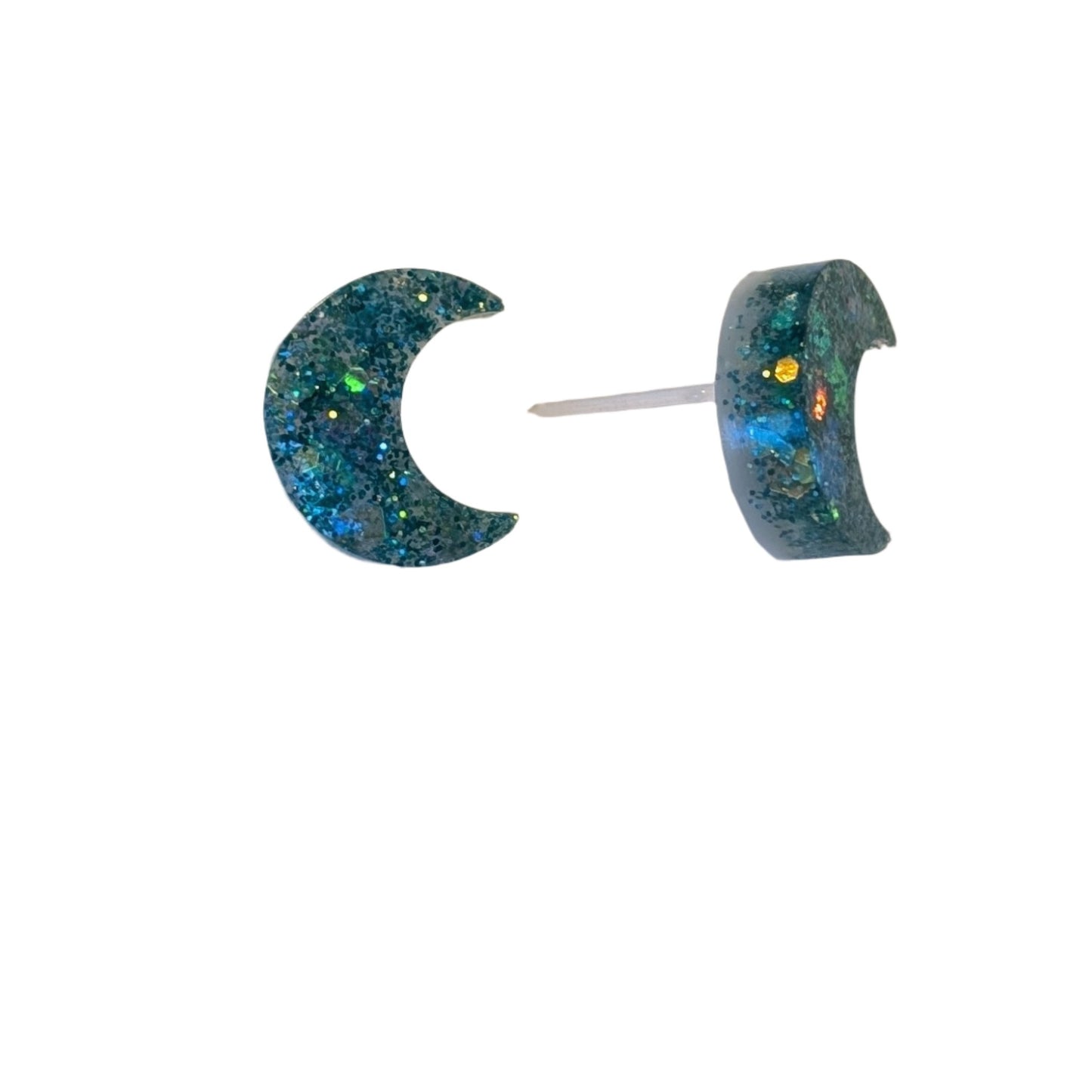 Moon Confetti Studs