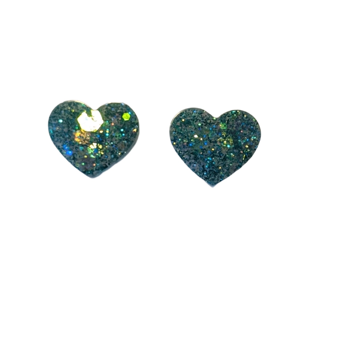 Heart Confetti Studs