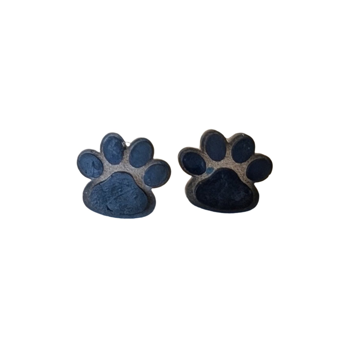 Paw Print Studs - Hypoallergenic Earrings for Sensitive Ears Made with Plastic Posts