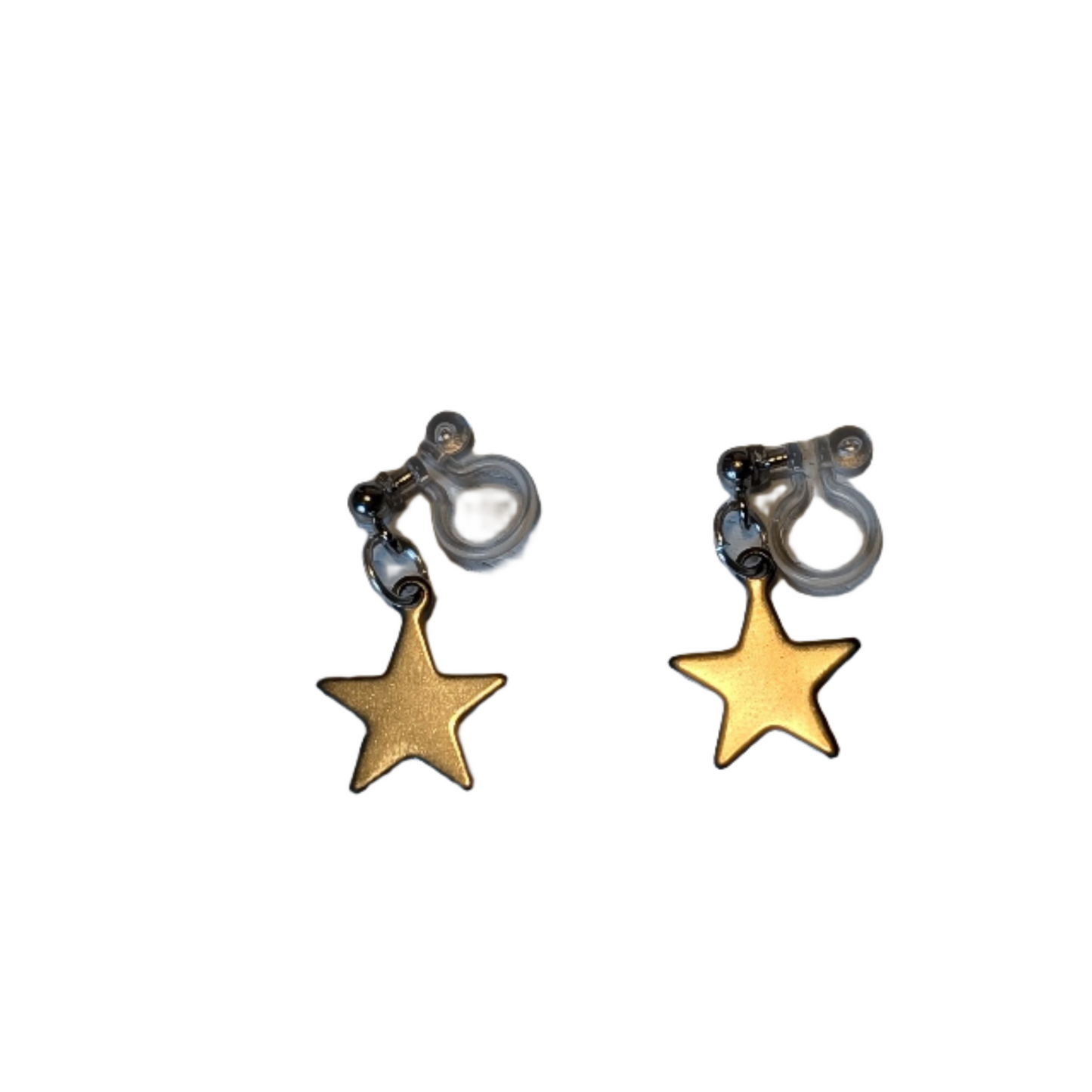 Mini Star Clip-On Earrings - Plastic Eco Friendly Hypoallergenic Earrings