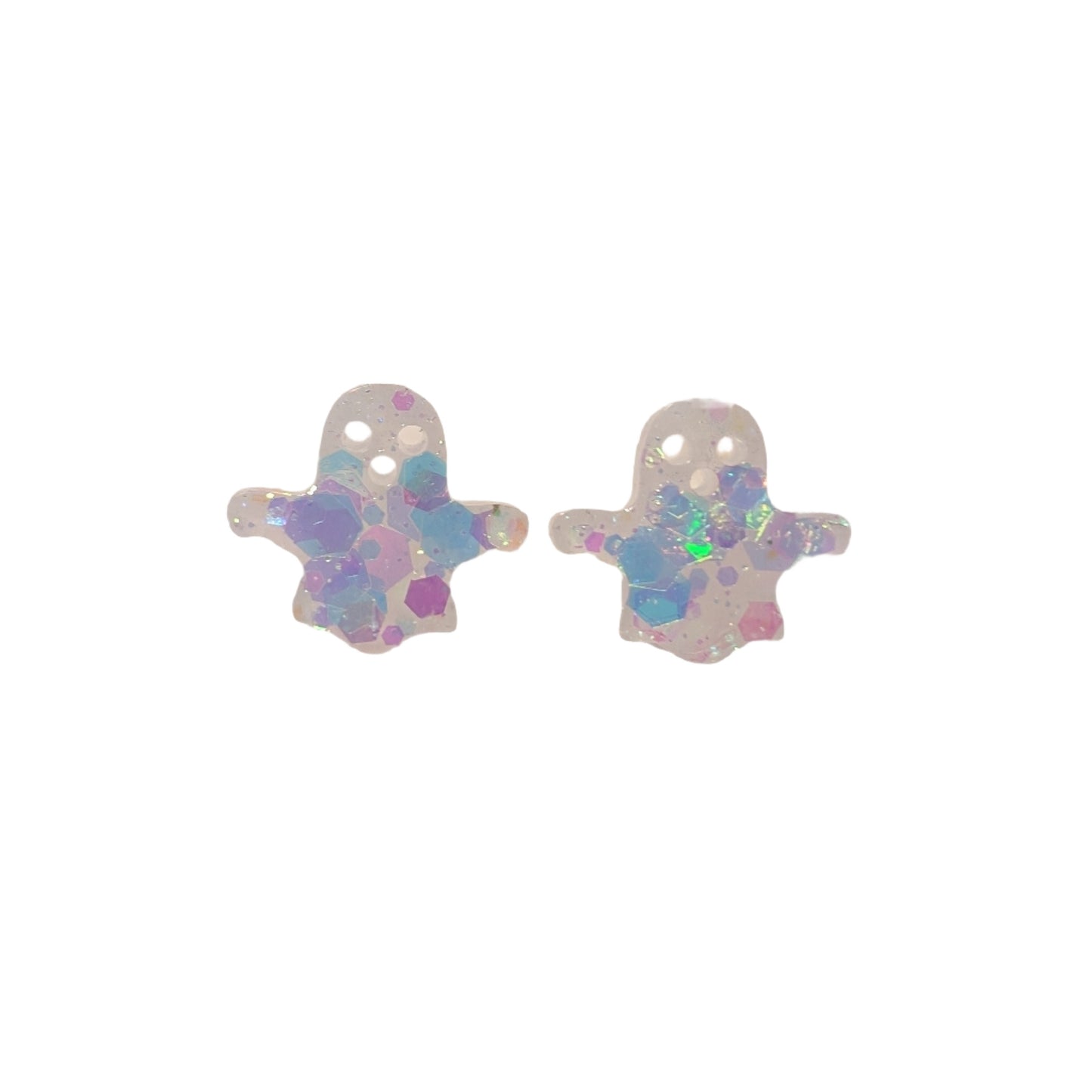 Ghost Confetti Studs