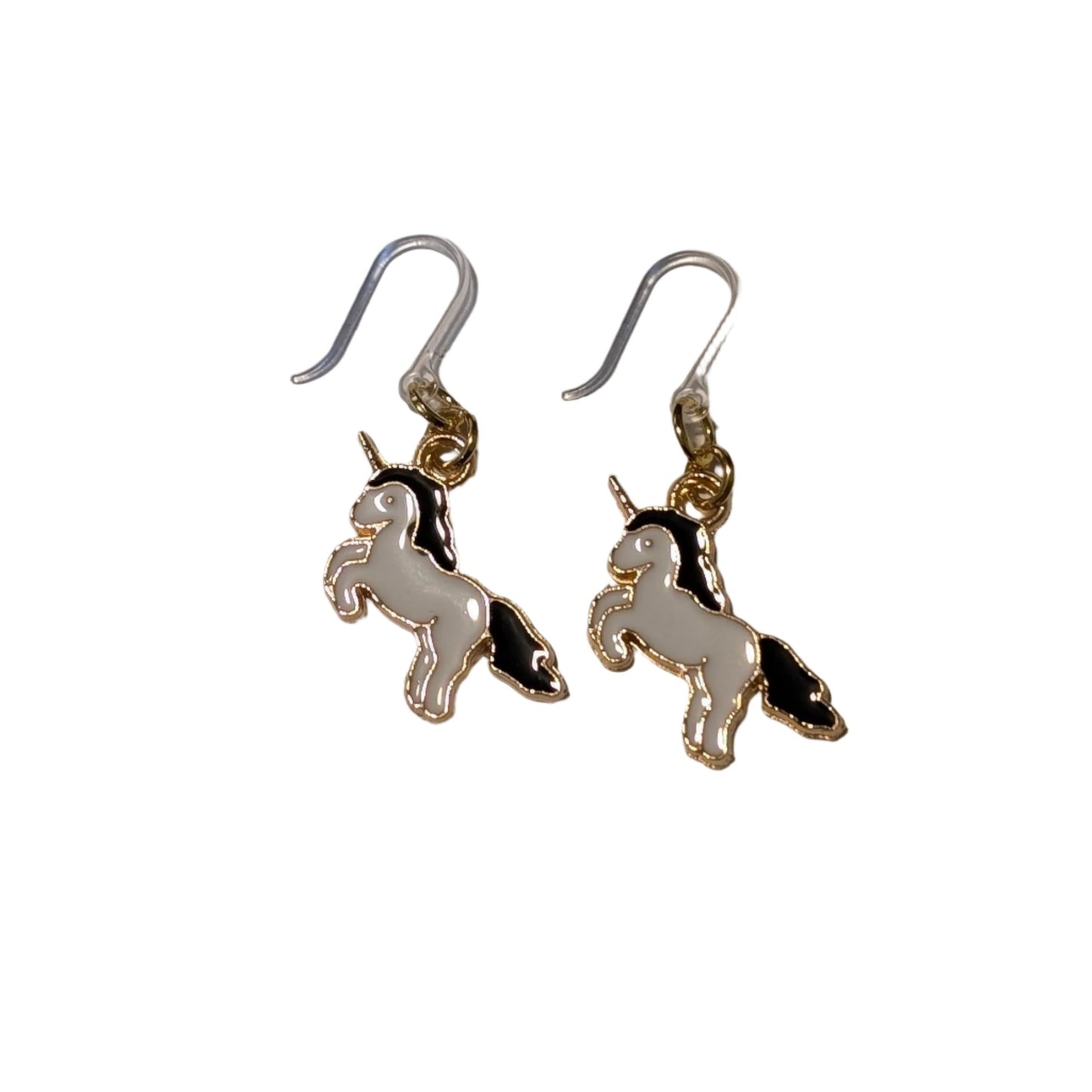 Unicorn Dangles Hypoallergenic Earrings for Sensitive Ears Made with Plastic Posts