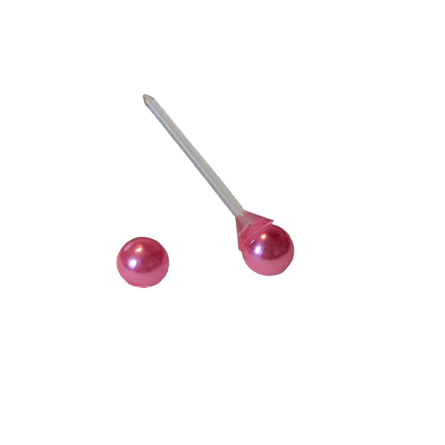 Metallic Coloured Pearl Studs Hypoallergenic Earrings for Sensitive Ears Made with Plastic Posts