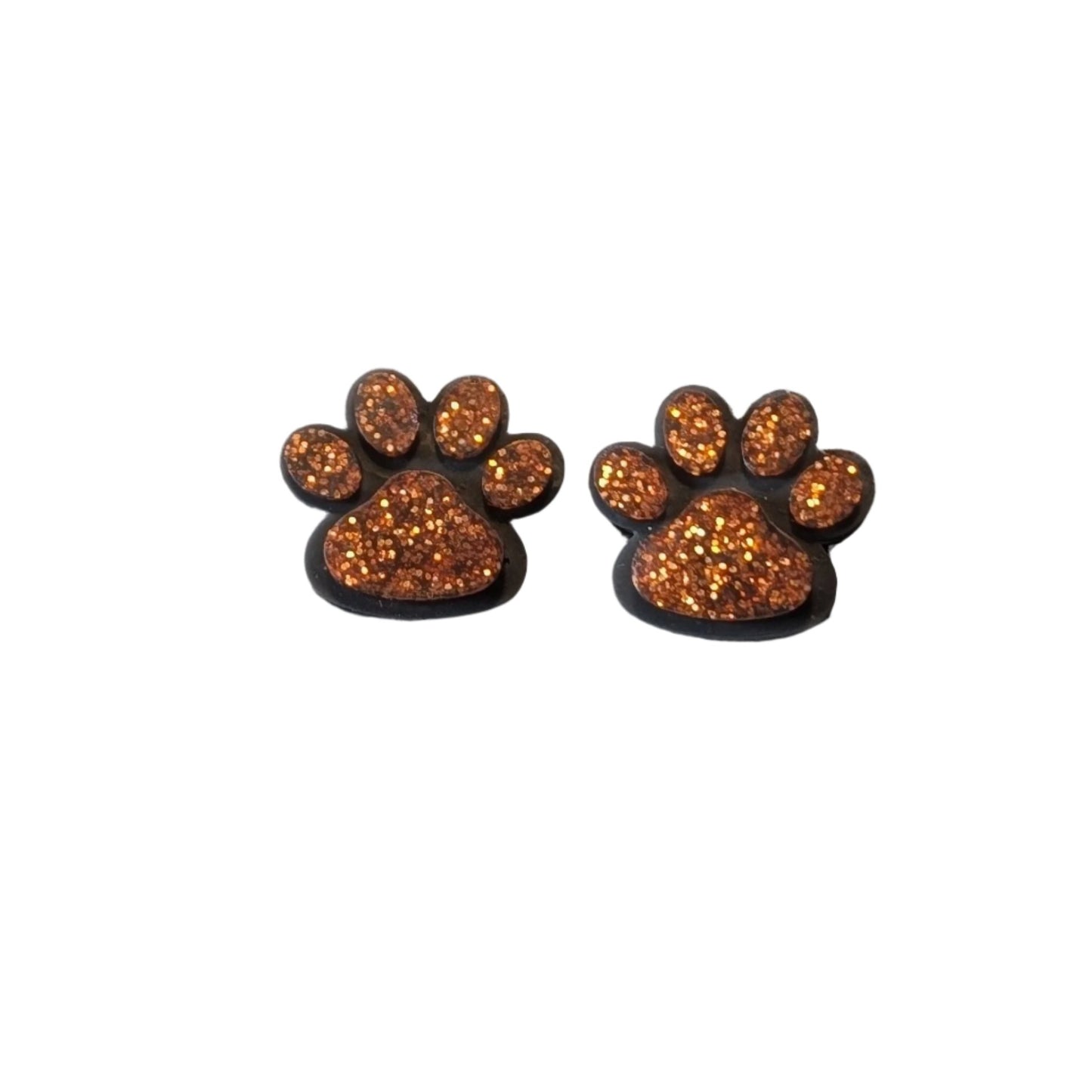 Paw Print Studs - Hypoallergenic Earrings for Sensitive Ears Made with Plastic Posts