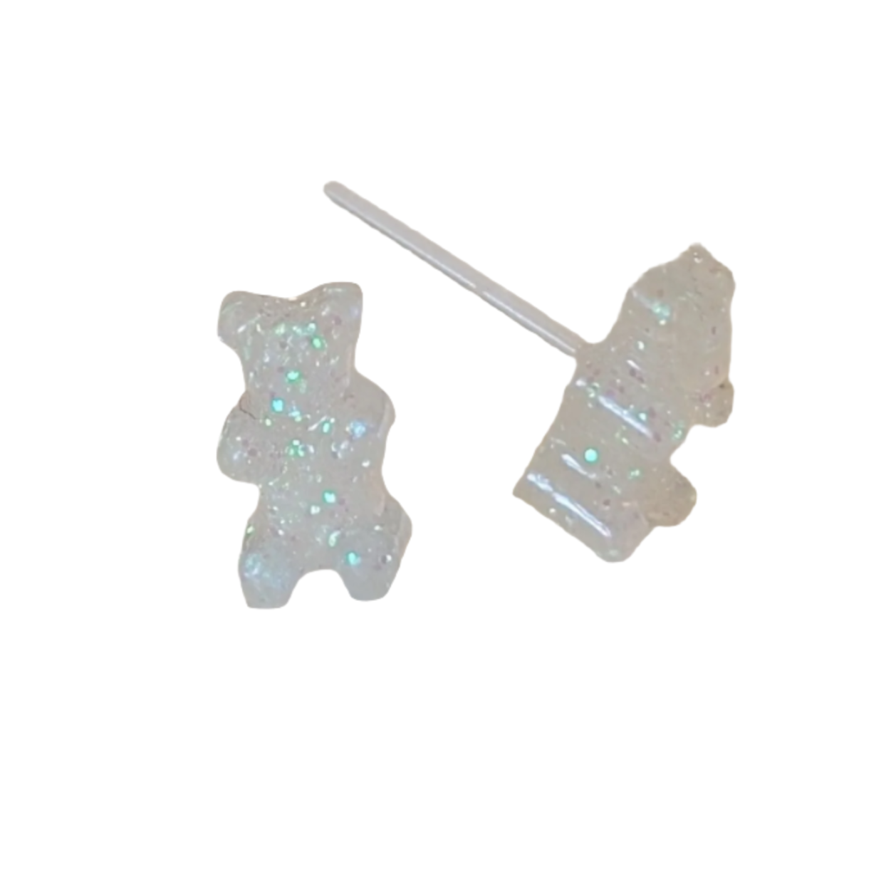 Gummy Bear Studs Hypoallergenic Earrings for Sensitive Ears Made with Plastic Posts