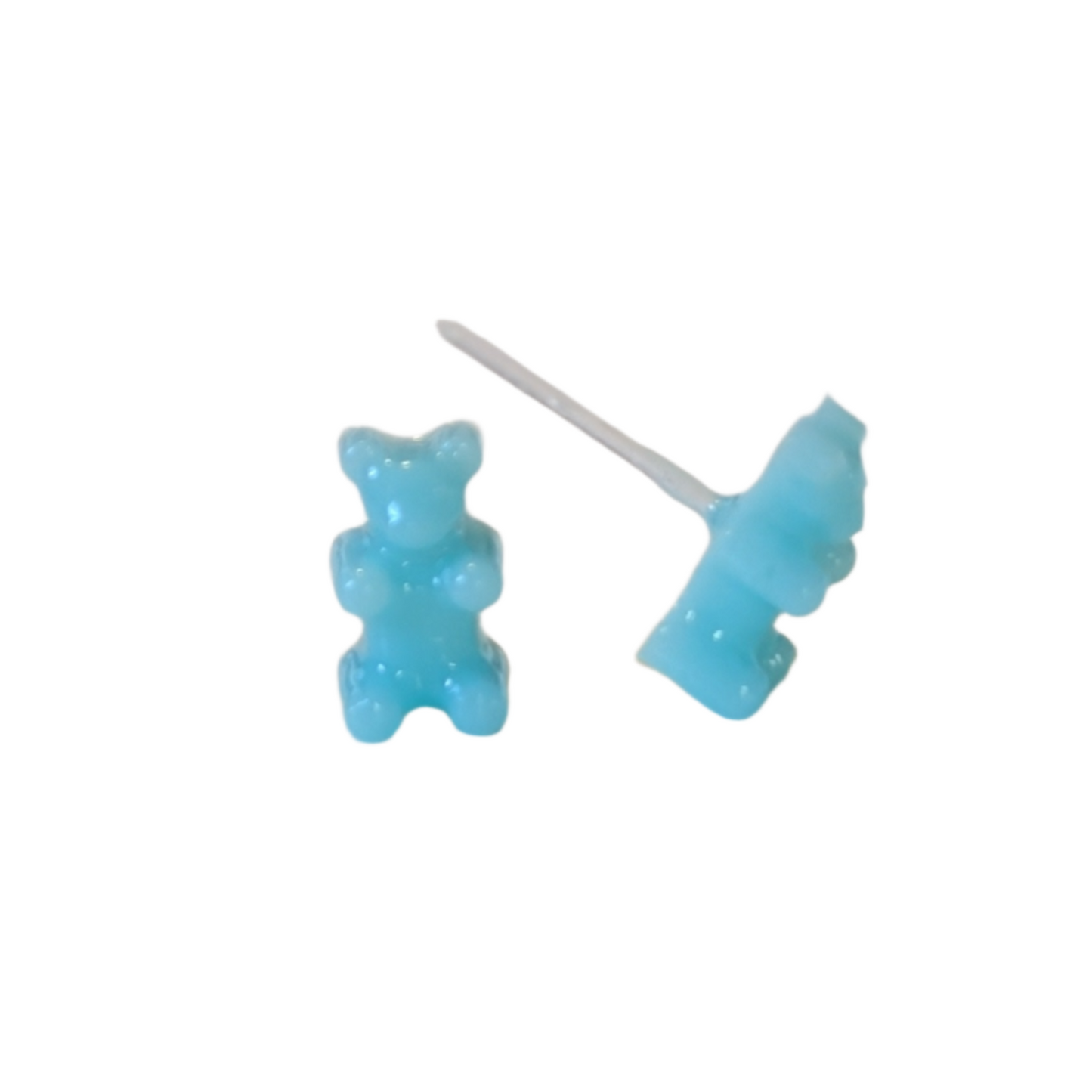 Gummy Bear Studs Hypoallergenic Earrings for Sensitive Ears Made with Plastic Posts