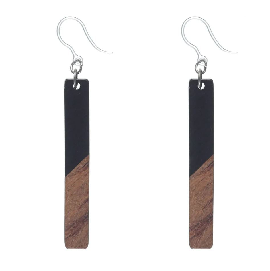 Rectangular Wooden Celluloid Dangles - Charlie's Choice