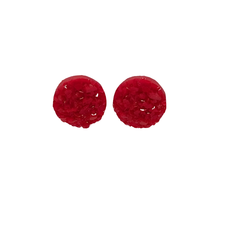 Small Faux Druzy Studs - Charlie's Choice