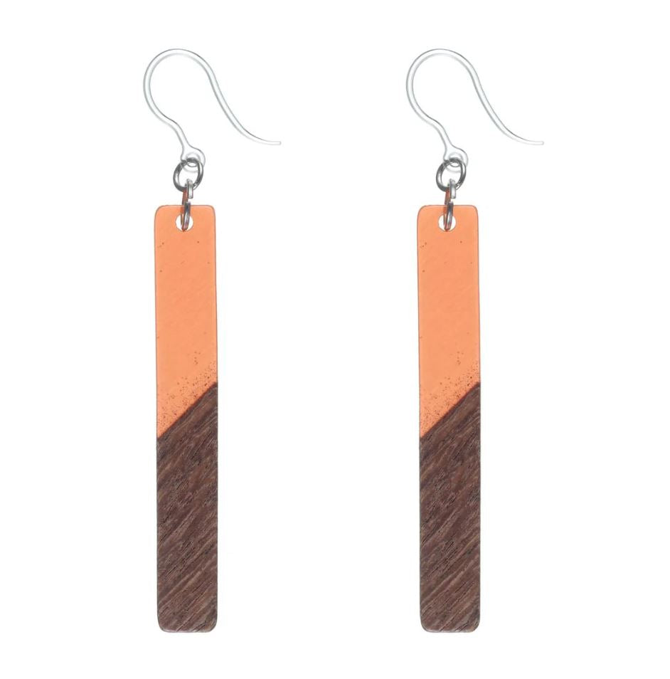 Rectangular Wooden Celluloid Dangles - Charlie's Choice