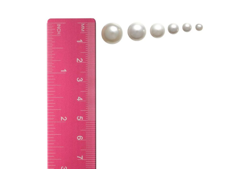 Faux Pearl Studs Hypoallergenic Earrings for Sensitive Ears Made with Plastic Posts