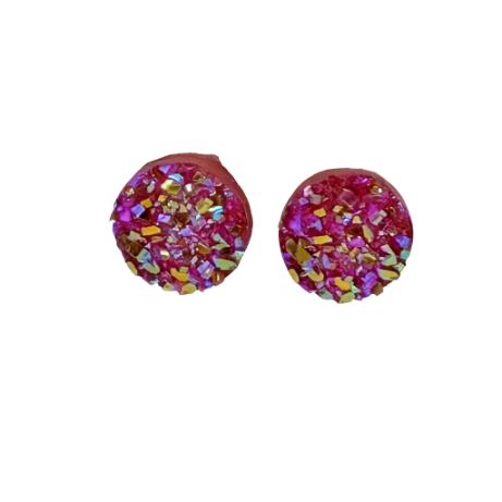 Small Faux Druzy Studs - Charlie's Choice