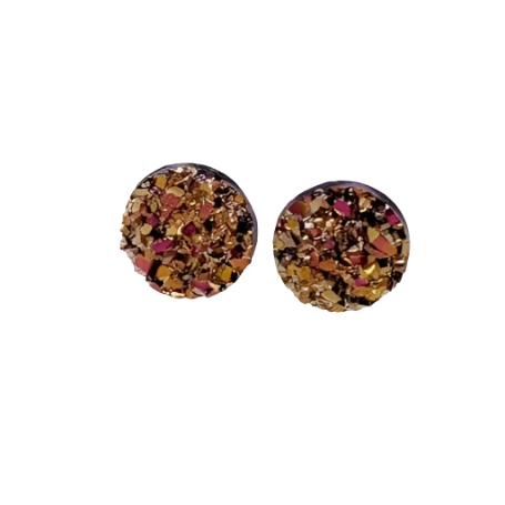 Small Faux Druzy Studs - Charlie's Choice