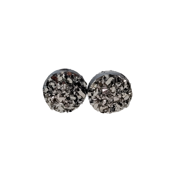 Small Faux Druzy Studs - Charlie's Choice